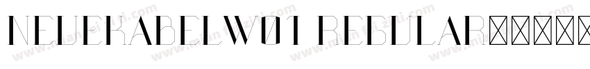 neuekabelw01 regular字体转换